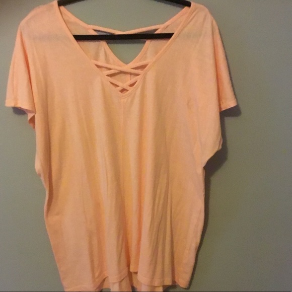 Lane Bryant Tops - Coral lightweight top 🌟🌟any 3/$10